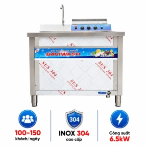 Máy rửa bát siêu âm Baviwash 1000 bồn đơn